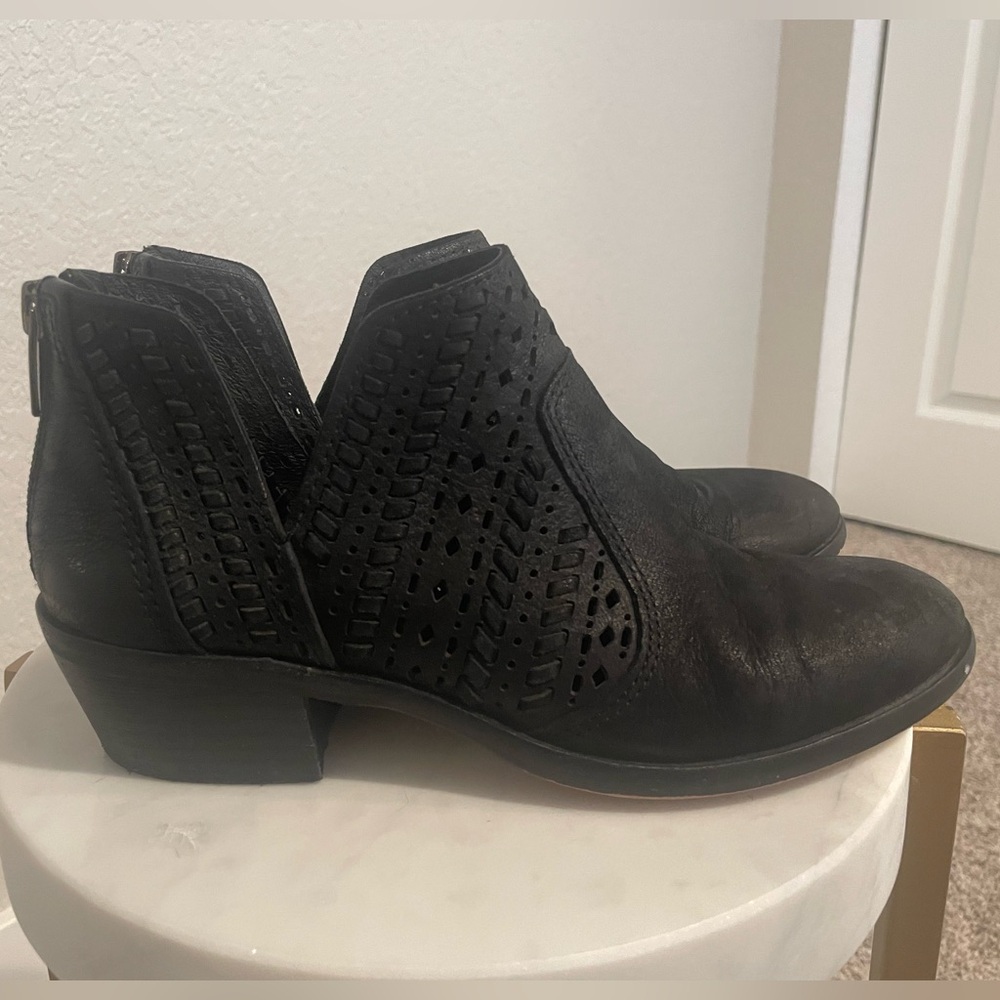 Dolce Vita Black Suede Booties